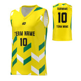 Basketball Jersey Arrows - Yellow